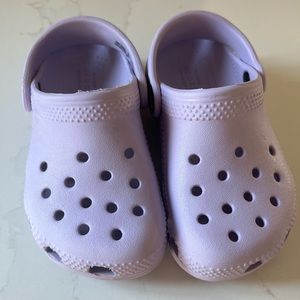 Lavender crocs